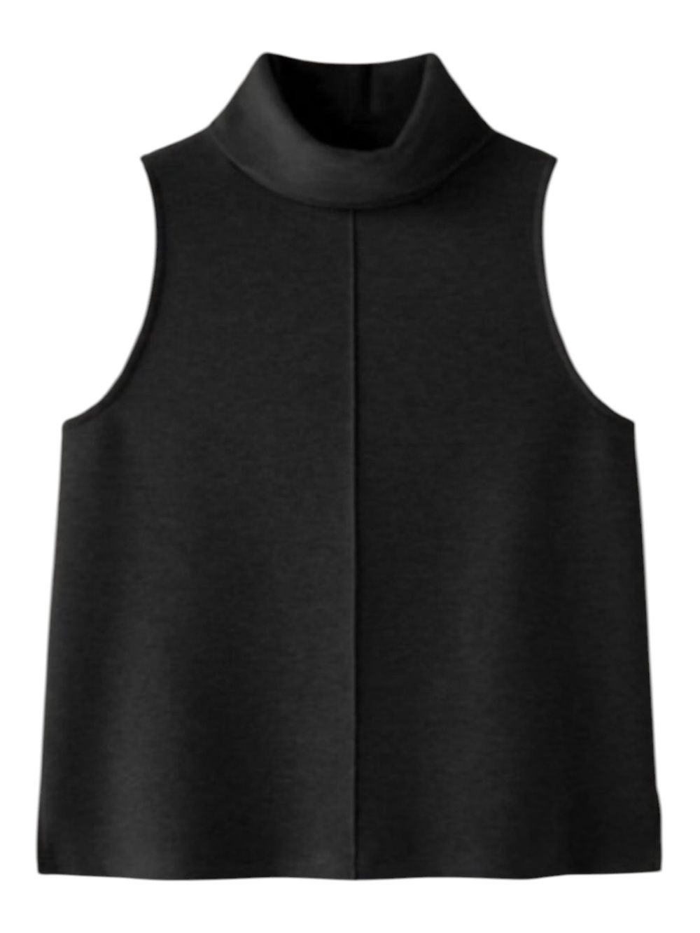 OGL FuzzLuxe Turtle Neck Split Hem Top Black XS New with Tag